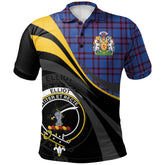 Clan Elliot Modern Tartan Polo Shirt - Royal Coat Of Arms Style LB19 Elliot Modern Tartan Tartan Polo