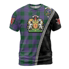 Personalized Clan Elphinstone Tartan Shirt with Scotland Coat of Arms & Custom Name VF19