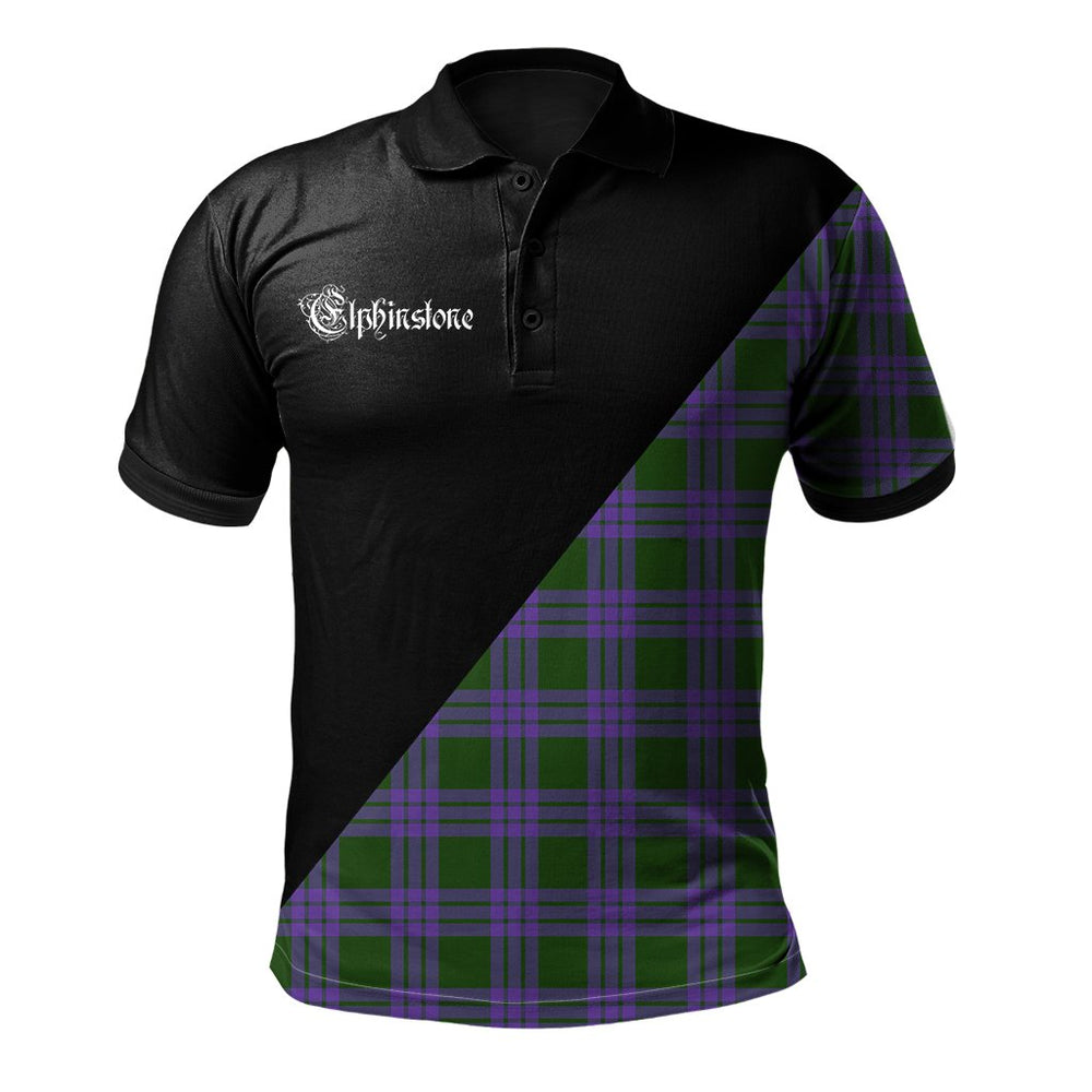 Clan Elphinstone Clan - Military Polo Shirt FI42 Elphinstone Tartan Tartan Polo