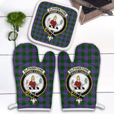 Clan Elphinstone Tartan Crest Oven Mitt And Pot Holder (2 Oven Mitts + 1 Pot Holder) VQ66 Clan Elphinstone Tartan Today