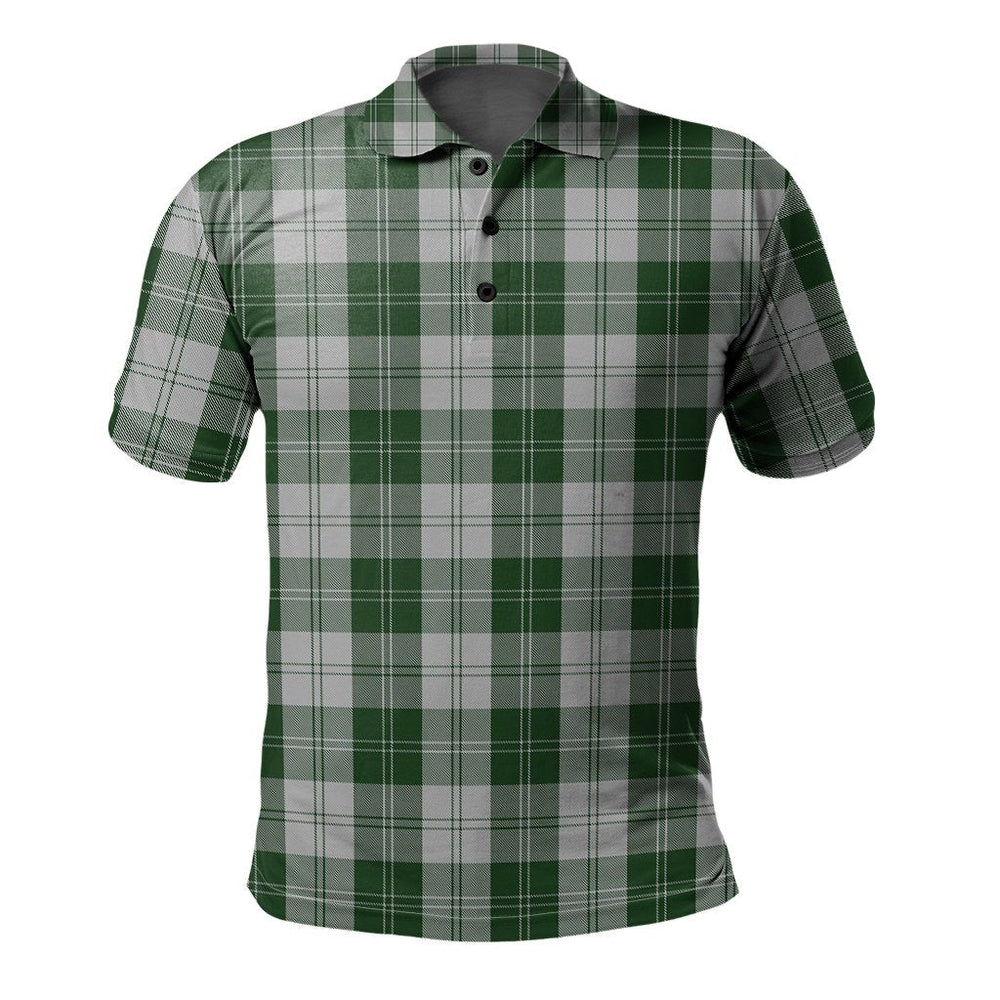 Clan Erskine Green Tartan Polo Shirt DC95 Erskine Green Tartan Tartan Polo