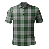 Clan Erskine Green Tartan Polo Shirt DC95 Erskine Green Tartan Tartan Polo