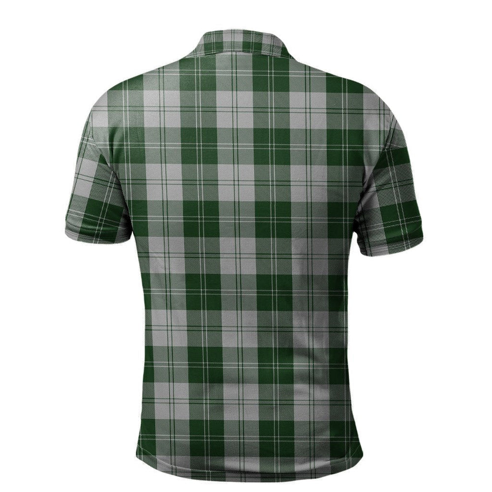 Clan Erskine Green Tartan Polo Shirt DC95 Erskine Green Tartan Tartan Polo