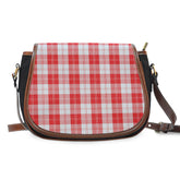 Clan Erskine Red Tartan Saddle Handbags VN96 Clan Erskine Tartan Today