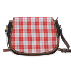 Clan Erskine Red Tartan Saddle Handbags VN96 Clan Erskine Tartan Today