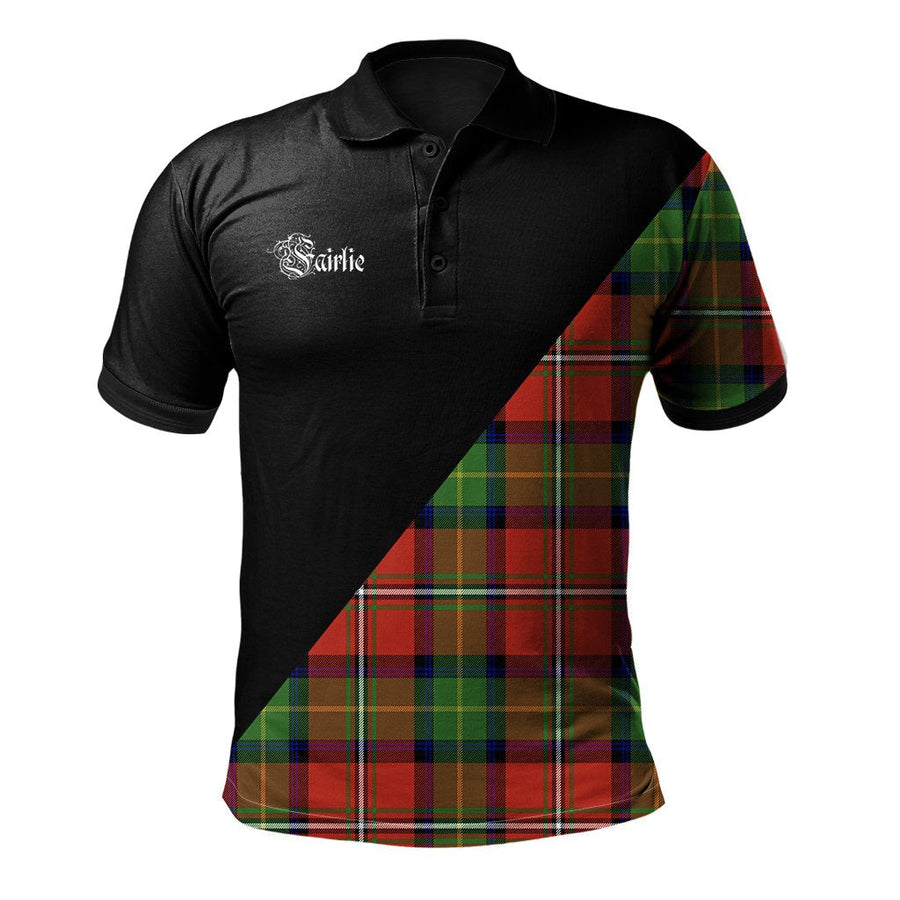 Clan Fairlie Modern Clan - Military Polo Shirt KU82 Fairlie Modern Tartan Tartan Polo