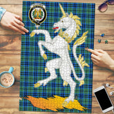 Clan Falconer Tartan Crest Unicorn Scotland Jigsaw Puzzles Gift For Family VI12 Clan Falconer Tartan Today