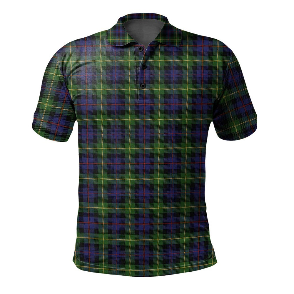 Clan Farquharson Tartan Polo Shirt QG52 Farquharson Tartan Tartan Polo