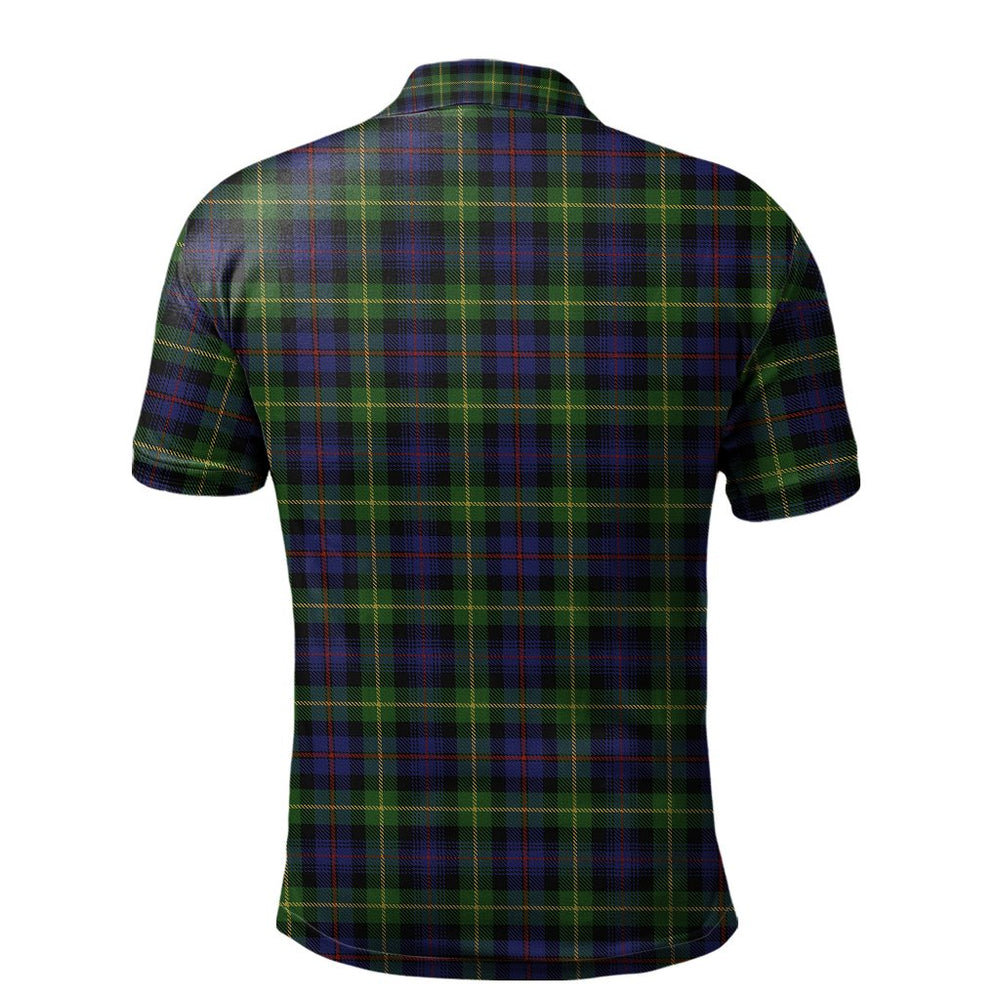 Clan Farquharson Tartan Polo Shirt QG52 Farquharson Tartan Tartan Polo