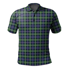 Clan Farquharson Ancient Tartan Polo Shirt DB80 Farquharson Ancient Tartan Tartan Polo