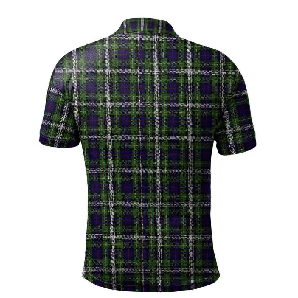 Clan Farquharson Dress Tartan Polo Shirt QS65 Farquharson Dress Tartan Tartan Polo