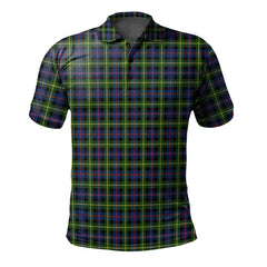 Clan Farquharson Modern Tartan Polo Shirt YG83 Farquharson Modern Tartan Tartan Polo