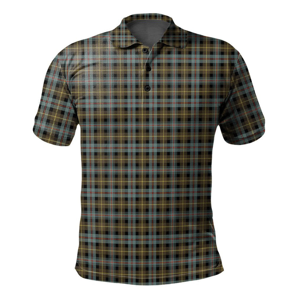 Clan Farquharson Weathered Tartan Polo Shirt HO76 Farquharson Weathered Tartan Tartan Polo