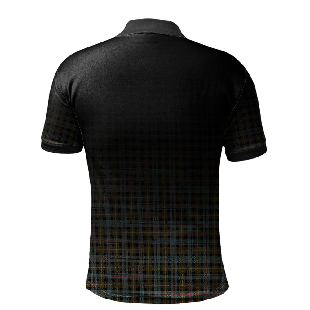 Clan Farquharson Weathered Tartan Polo Shirt - Alba Celtic Style UK59 Farquharson Weathered Tartan Tartan Polo