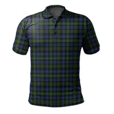 Clan Farquharson or MacEwen Tartan Polo Shirt IS12 Farquharson or MacEwen Tartan Tartan Polo