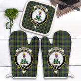 Clan Ferguson Modern Tartan Crest Oven Mitt And Pot Holder (2 Oven Mitts + 1 Pot Holder) RU26 Clan Borthwick Tartan Today