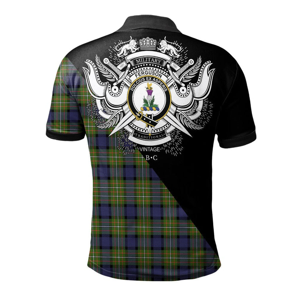 Clan Ferguson Modern Clan - Military Polo Shirt HP30 Ferguson Modern Tartan Tartan Polo