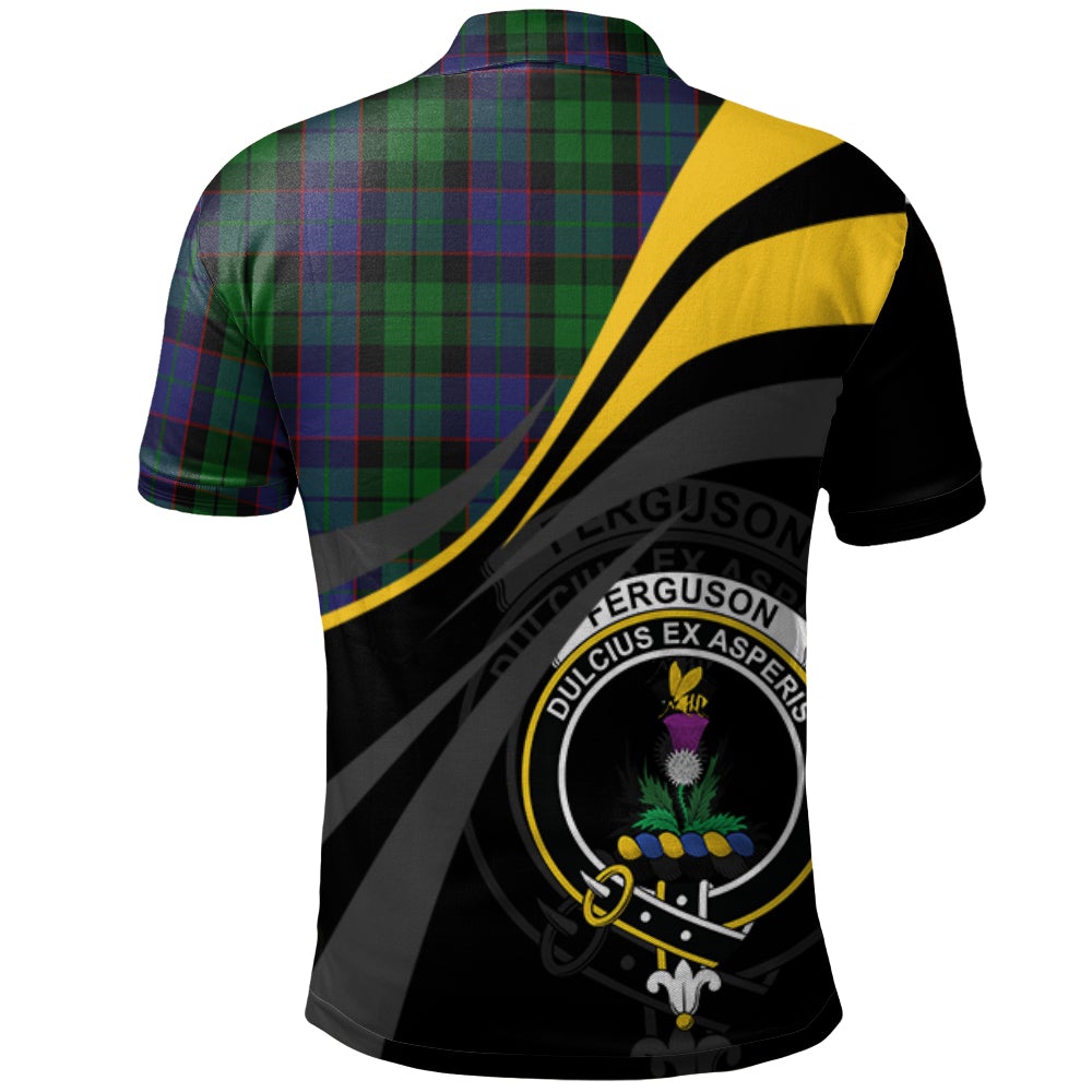 Clan Ferguson of Balquhidder 02 Tartan Polo Shirt - Royal Coat Of Arms Style RA14 Ferguson of Balquhidder 02 Tartan Tartan Polo