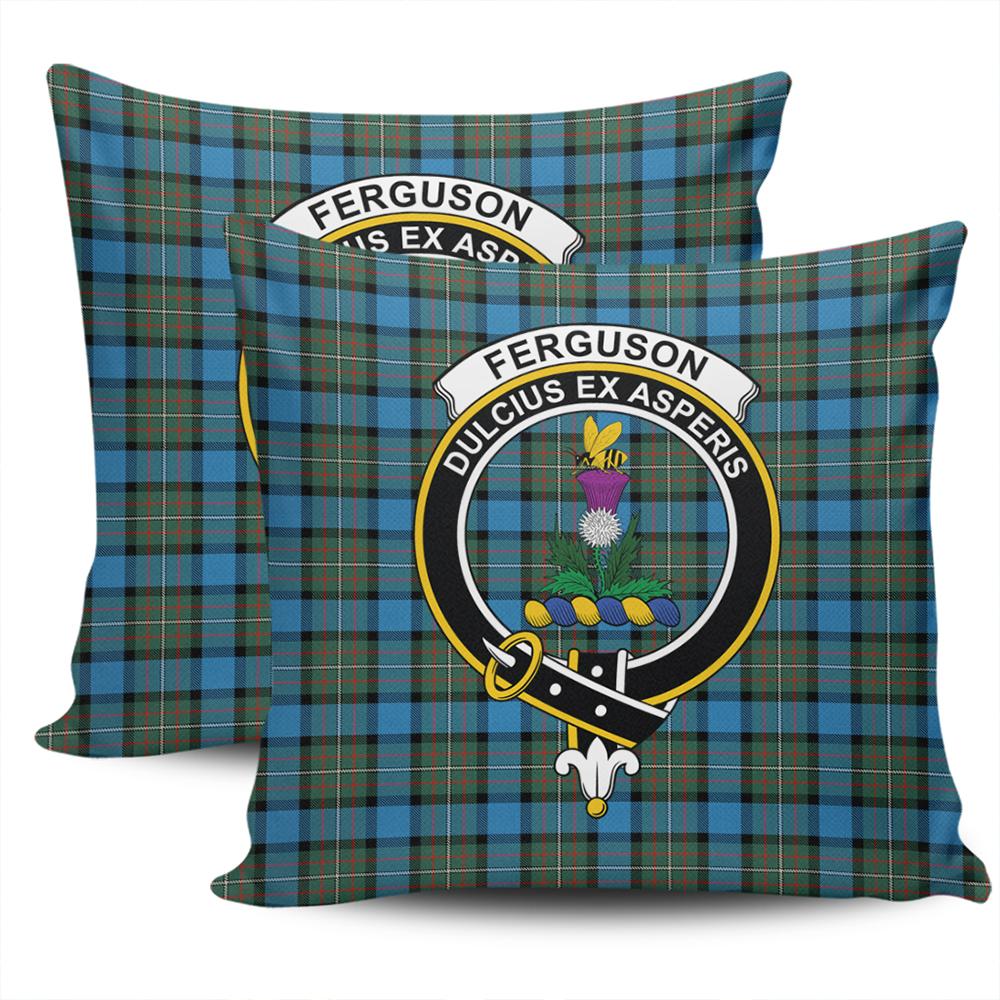 Clan Fergusson Ancient Tartan Crest Pillow Cover OY97 Clan Fergusson Tartan Today