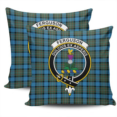 Clan Fergusson Ancient Tartan Crest Pillow Cover OY97 Clan Fergusson Tartan Today