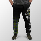 Clan Fergusson Modern Tartan Crest Jogger Sweatpants Alba Celtic Style NO12 Clan Fergusson Tartan Today