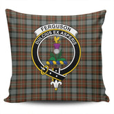 Clan Fergusson Weathered Tartan Crest Pillow Cover DQ43 Clan Fergusson Tartan Today