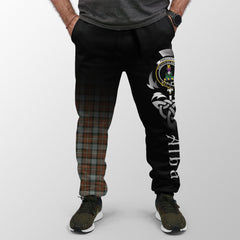 Clan Fergusson Weathered Tartan Crest Jogger Sweatpants Alba Celtic Style NN12 Clan Fergusson Tartan Today