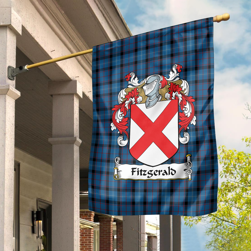 Clan Fitzgerald Tartan Crest Garden Flag AK96 Clan Garden Tartan Today