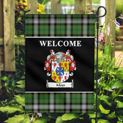 Clan Moss Tartan Crest Black Garden Flag FZ60 Clan Garden Tartan Today