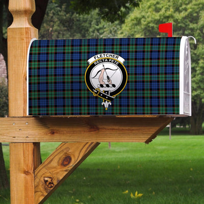 Clan Fletcher Ancient Tartan Crest Mailbox