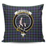 Clan Fletcher Modern Tartan Crest Pillow Cover PO15 Clan Fletcher Tartan Today
