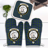 Clan Fletcher Ancient Tartan Crest Oven Mitt And Pot Holder (2 Oven Mitts + 1 Pot Holder) DZ88 Clan Fletcher Tartan Today