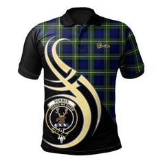 Clan Forbes Modern Tartan Polo Shirt - Believe In Me Style VK14 Forbes Modern Tartan Tartan Polo