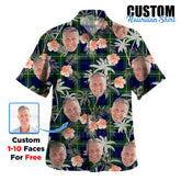 Clan Forbes Modern Tartan Custom Face Hawaiian Shirt – Unisex Gift for Family Members, Summer Party KJ67 Forbes Modern Tartan Tartan Hawaii Shirt