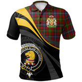 Clan Forrester or Foster Tartan Polo Shirt - Royal Coat Of Arms Style YY52 Forrester or Foster Tartan Tartan Polo