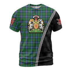 Personalized Clan Forsyth Tartan Shirt with Scotland Coat of Arms & Custom Name RN82