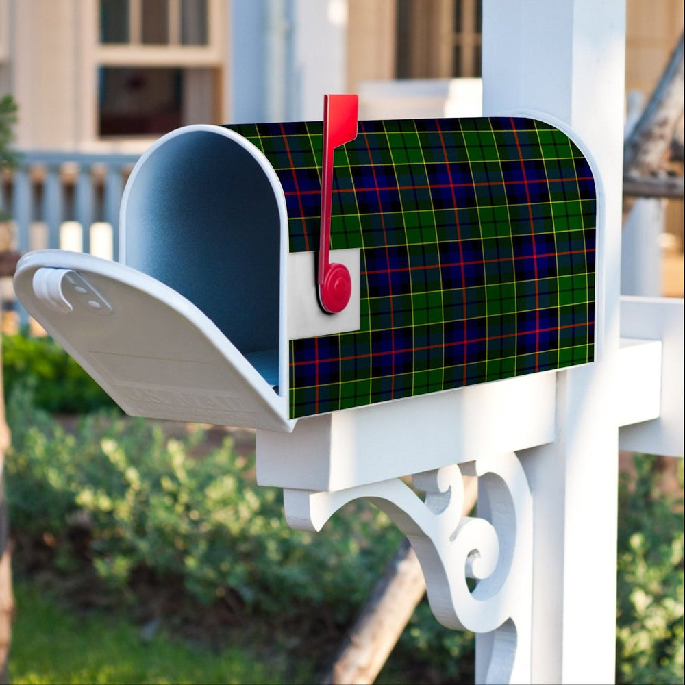 Clan Forsyth Modern Tartan Crest Mailbox JG37 Clan Forsyth Tartan Today