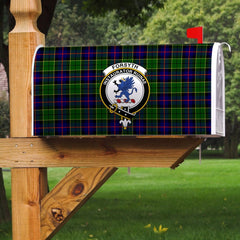 Clan Forsyth Modern Tartan Crest Mailbox JG37 Clan Forsyth Tartan Today