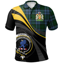 Clan Forsyth 01 Tartan Polo Shirt - Royal Coat Of Arms Style PZ69 Forsyth 01 Tartan Tartan Polo