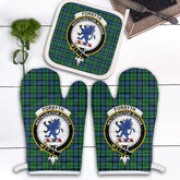 Clan Forsyth Ancient Tartan Crest Oven Mitt And Pot Holder (2 Oven Mitts + 1 Pot Holder) NE42 Clan Forsyth Tartan Today