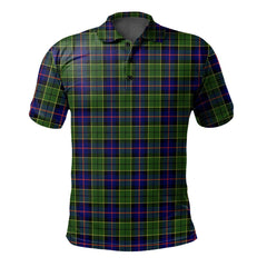 Clan Forsyth Modern Tartan Polo Shirt ZQ38 Forsyth Modern Tartan Tartan Polo