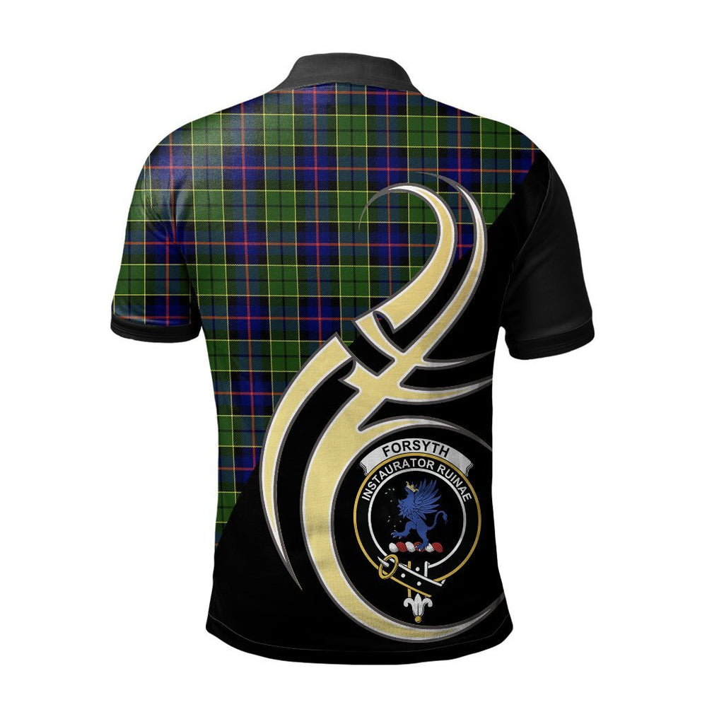 Clan Forsyth Modern Tartan Polo Shirt - Believe In Me Style MC41 Forsyth Modern Tartan Tartan Polo