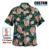 Clan Forsyth Ancient Tartan Custom Face Hawaiian Shirt – Unisex Gift for Family Members, Summer Party ZO86 Forsyth Ancient Tartan Tartan Hawaii Shirt