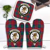 Clan Fotheringham Modern Tartan Crest Oven Mitt And Pot Holder (2 Oven Mitts + 1 Pot Holder) NY81 Clan Fotheringham Tartan Today