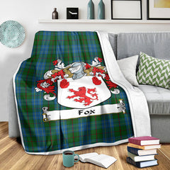 Clan Fox Hunting Family Tartan Coat Of Arms BlanketsPL85 Clan Hall Tartan Today