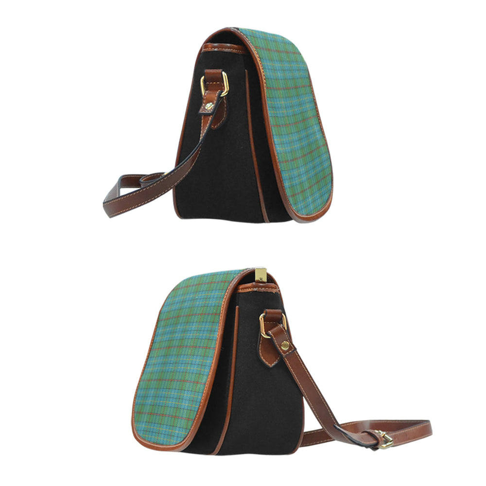 Clan Fox Ancient Tartan Saddle Handbags YA54 Clan Borthwick Tartan Today