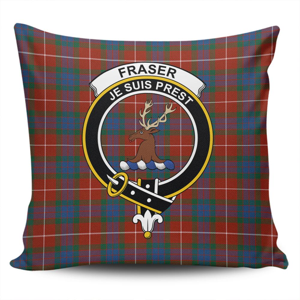 Clan Fraser Ancient Tartan Crest Pillow Cover EB12 Clan Fraser Tartan Today