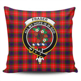 Clan Fraser Modern Tartan Crest Pillow Cover WR51 Clan Fraser Tartan Today