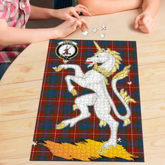 Clan Fraser Ancient Tartan Crest Unicorn Scotland Jigsaw Puzzles Gift For Family WS86 Clan Fraser Tartan Today