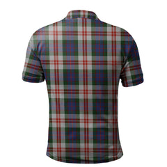 Clan Fraser Red Dress Tartan Polo Shirt DH94 Fraser Red Dress Tartan Tartan Polo
